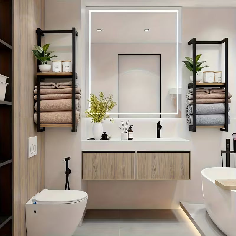 Bristol Towel Shelf Set (2-Piece)
