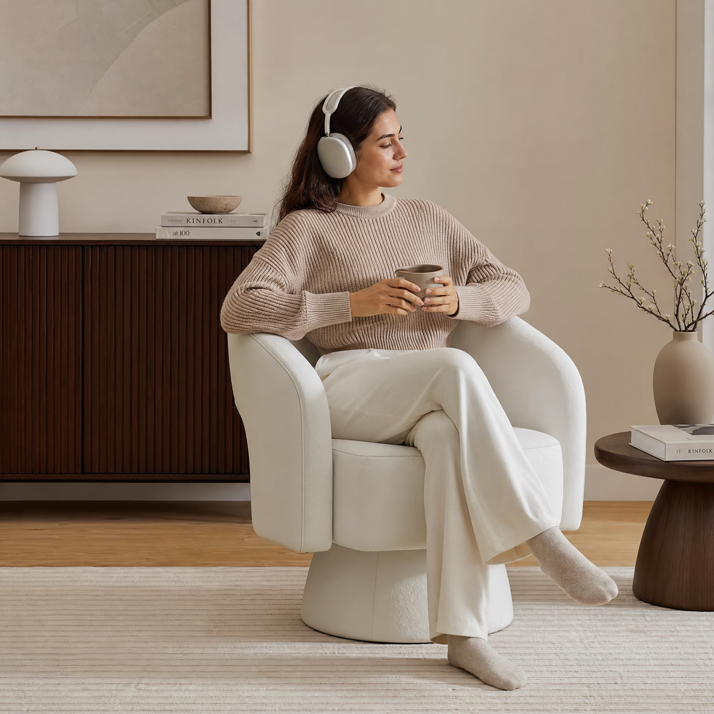 The Haven 360° Swivel Barrel Chair