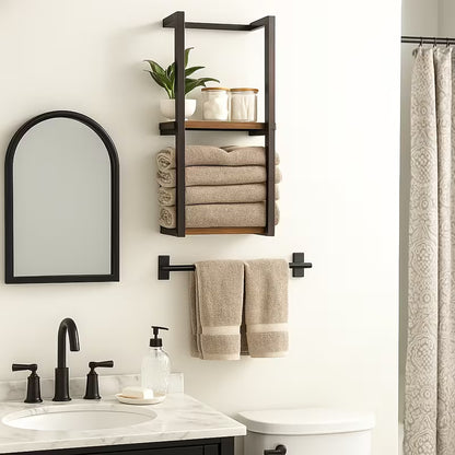 Bristol Towel Shelf Set (2-Piece)